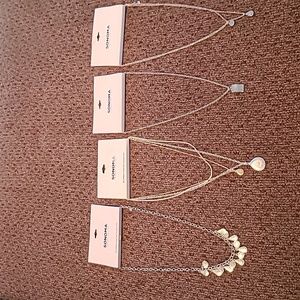 SONOMA BRAND WOMENS FASHION JEWELRY 4 NECKLACES BUNDLE